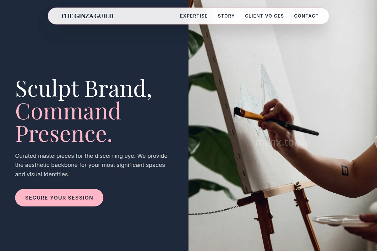 Curated Art Studio