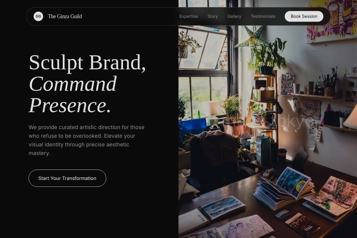 Curated Art Studio