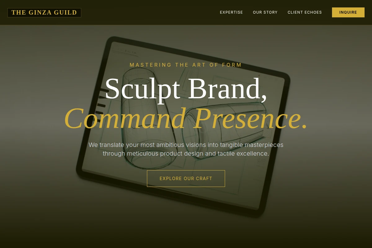 Craftsmanship Product Design